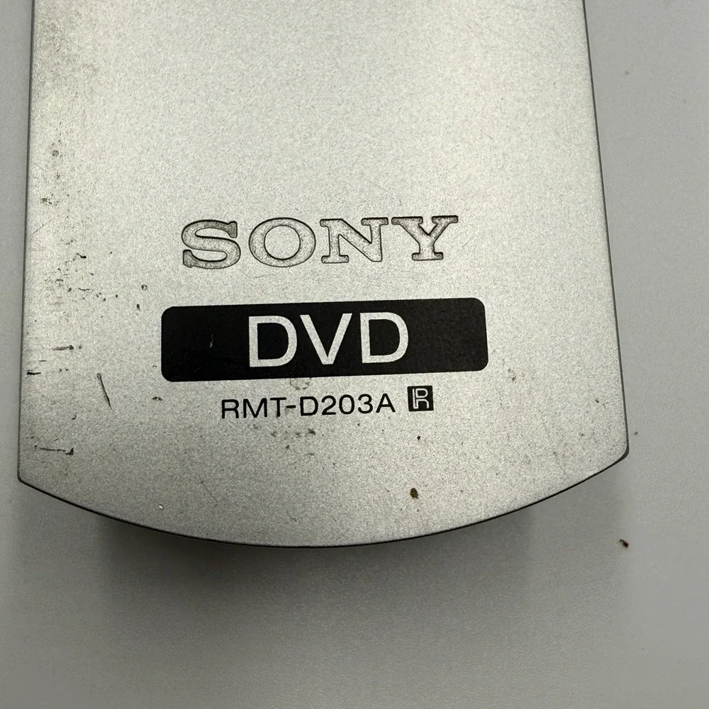 Sony DVD Remote Control RMT-D203A OEM Original Silver Untested‎